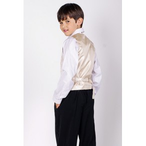 4 Piece Gold Waistcoat Suit