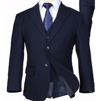 5 Piece Deep Blue/ Navy, Black, Grey Suit- 6m-16y HIRE from just £14.99 or buy from £29.99 or 3 interest free payments