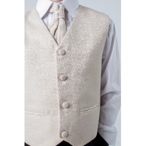 4 PIECE SWIRL SUIT IN CHAMPAGNE (HP1) BUY OR HIRE from just £10.99