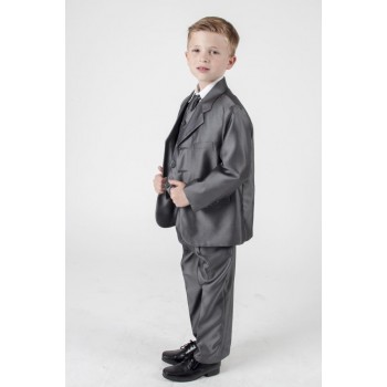 5 PIECE SHINY SUIT IN GREY (HP1) BUY OR HIRE from just £10.99