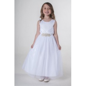 BROACH DRESS IN WHITE V341 (HP1) BUY OR HIRE from just £10.99