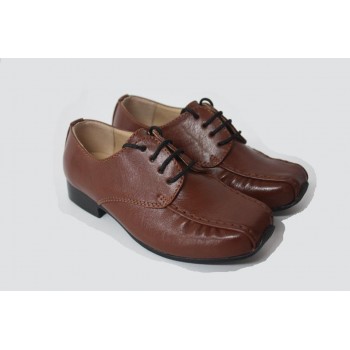 BOYS HARRY SHOES IN BROWN (HP1)