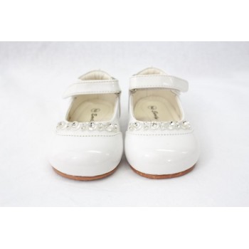 GIRLS EARLY STEPS DIAMOND SHOES IN WHITE (HP1)